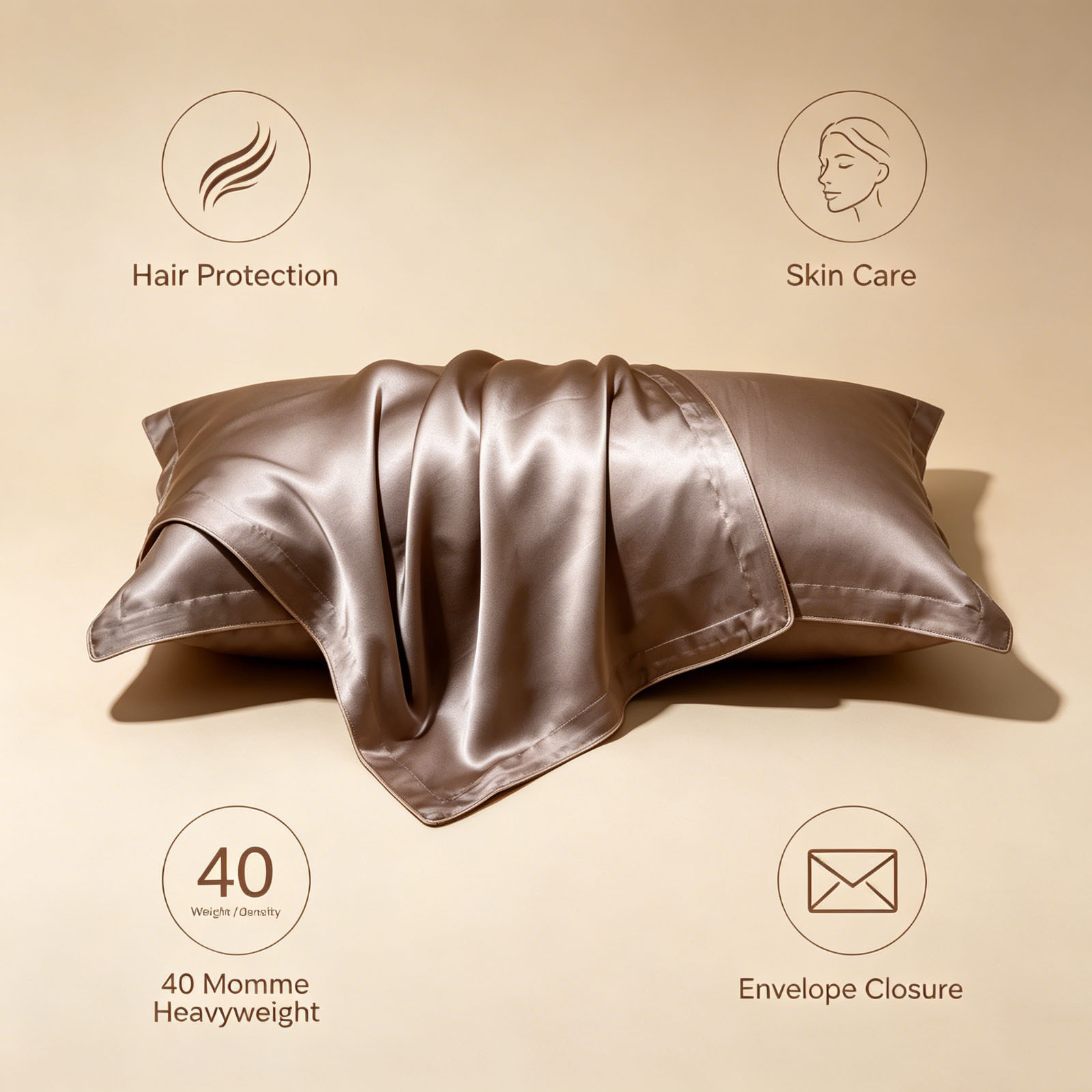 طقم مفروشات سرير حراري ناعم من - مراجعة Silk Pillowcase Set وسعره